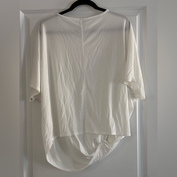 Athleta White‎ Drape Front Dolman Tee - Picture 2 of 6